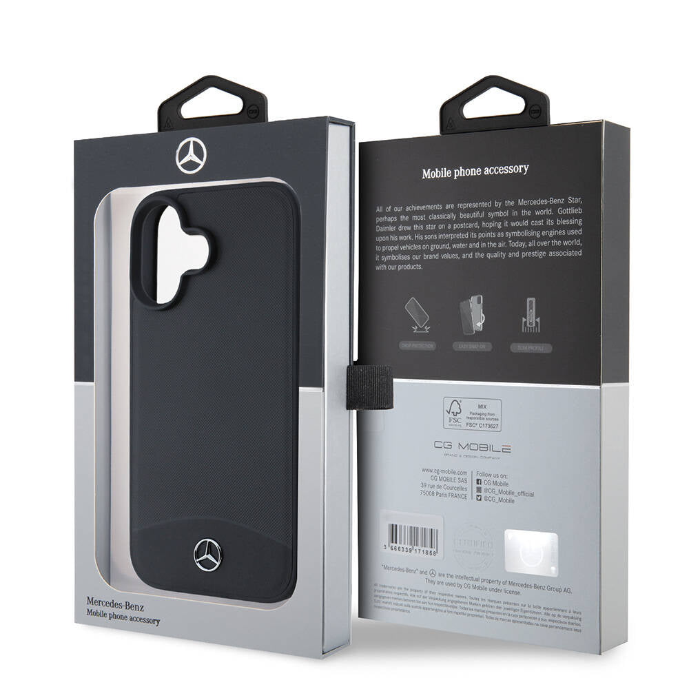 Mercedes Benz iPhone 16 Orjinal Lisanslı M-safe Şarj Özellikli Dokulu ve Düz Deri Kılıf Mercedes Benz iPhone 16 Orjinal Lisanslı M-safe Şarj Özellikli Dokulu ve Düz Deri Kılıf